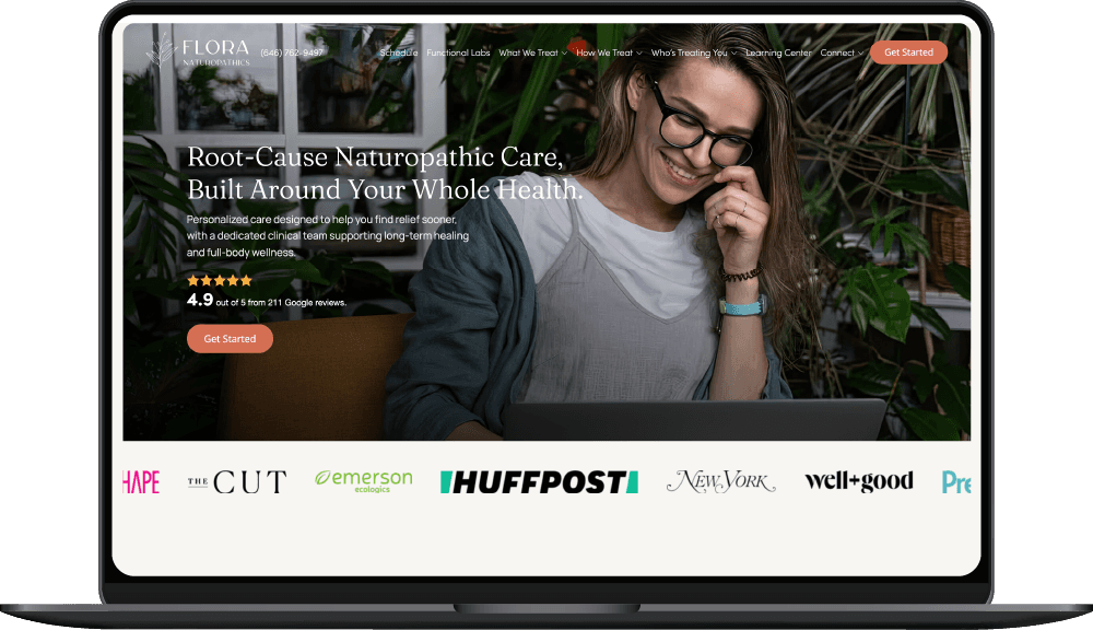 Flora Naturopathics website