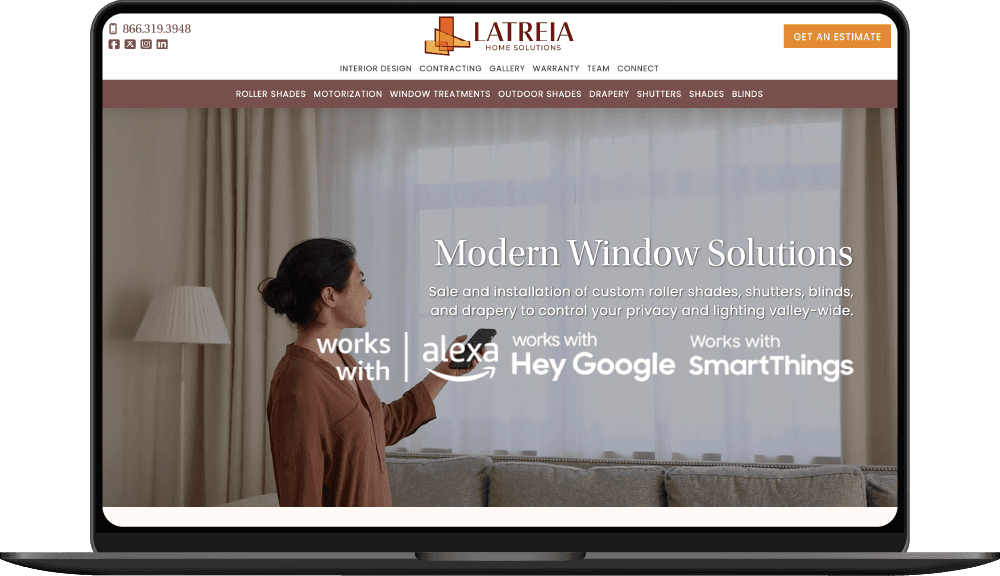 Latreia website