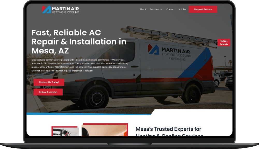 Martin Air website